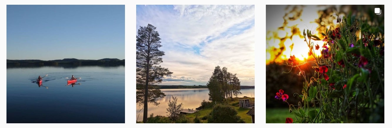 Semester och Hemester bräckekommun. Revsundssjön Sidsjö Hunge Jämtland